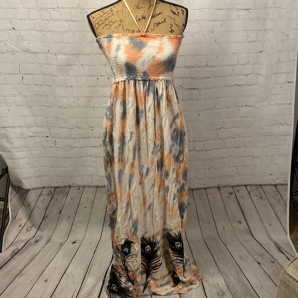 One World Strapless dress